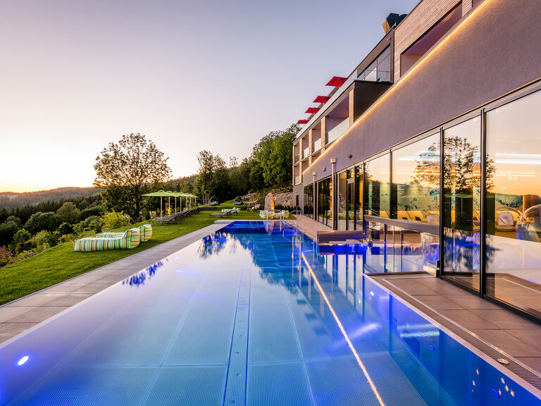 Außendarstellung des Hotel Hüttenhof